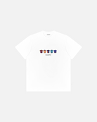 AOF x Barcelona Printed Classics Tee | White T-shirt | Art of Football