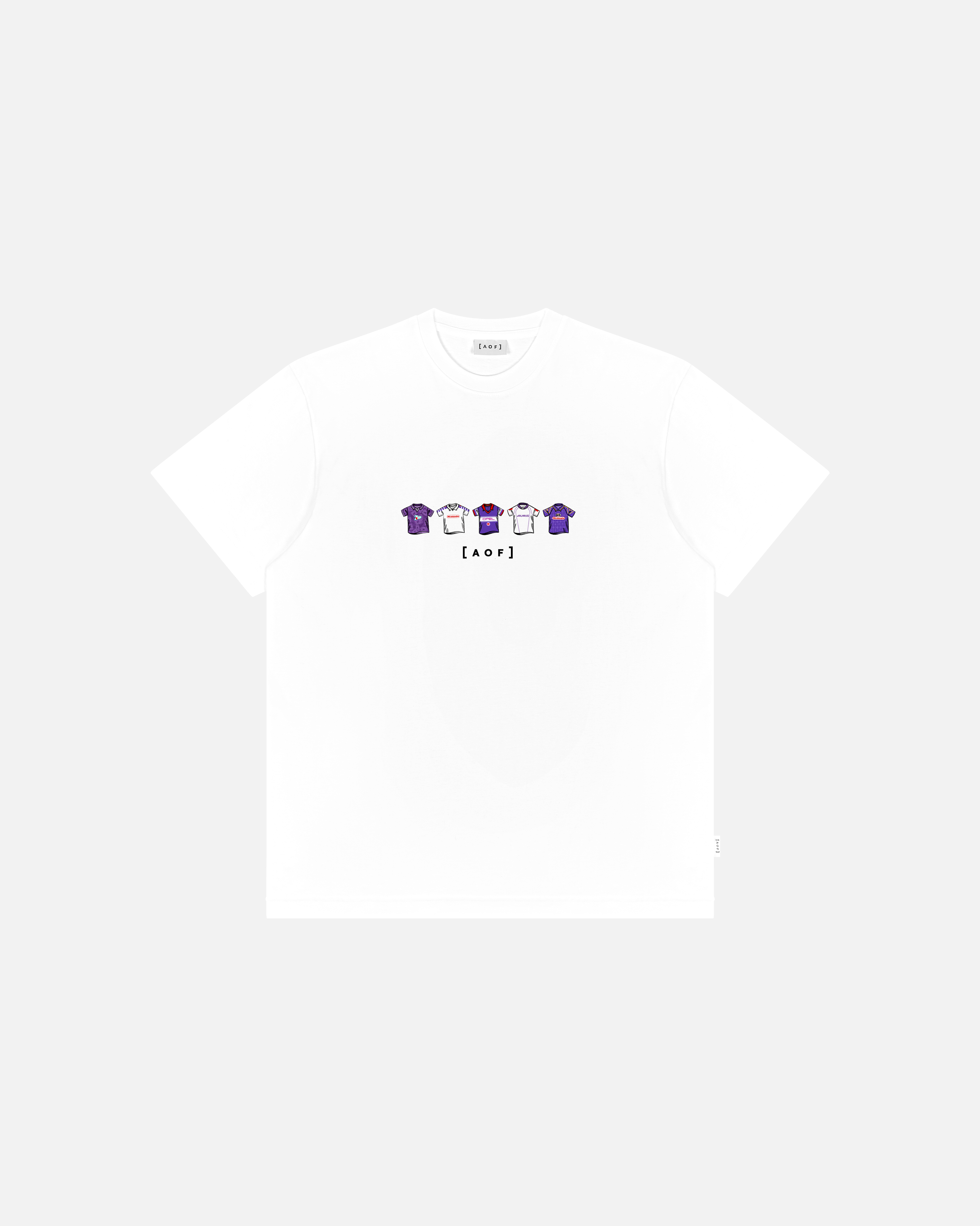 AOF Fiorentina Printed Classics Tee | Black & White Graphic T-shirt