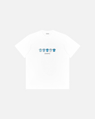AOF Napoli Printed Classics Tee | White Graphic Tee | Art of Football
