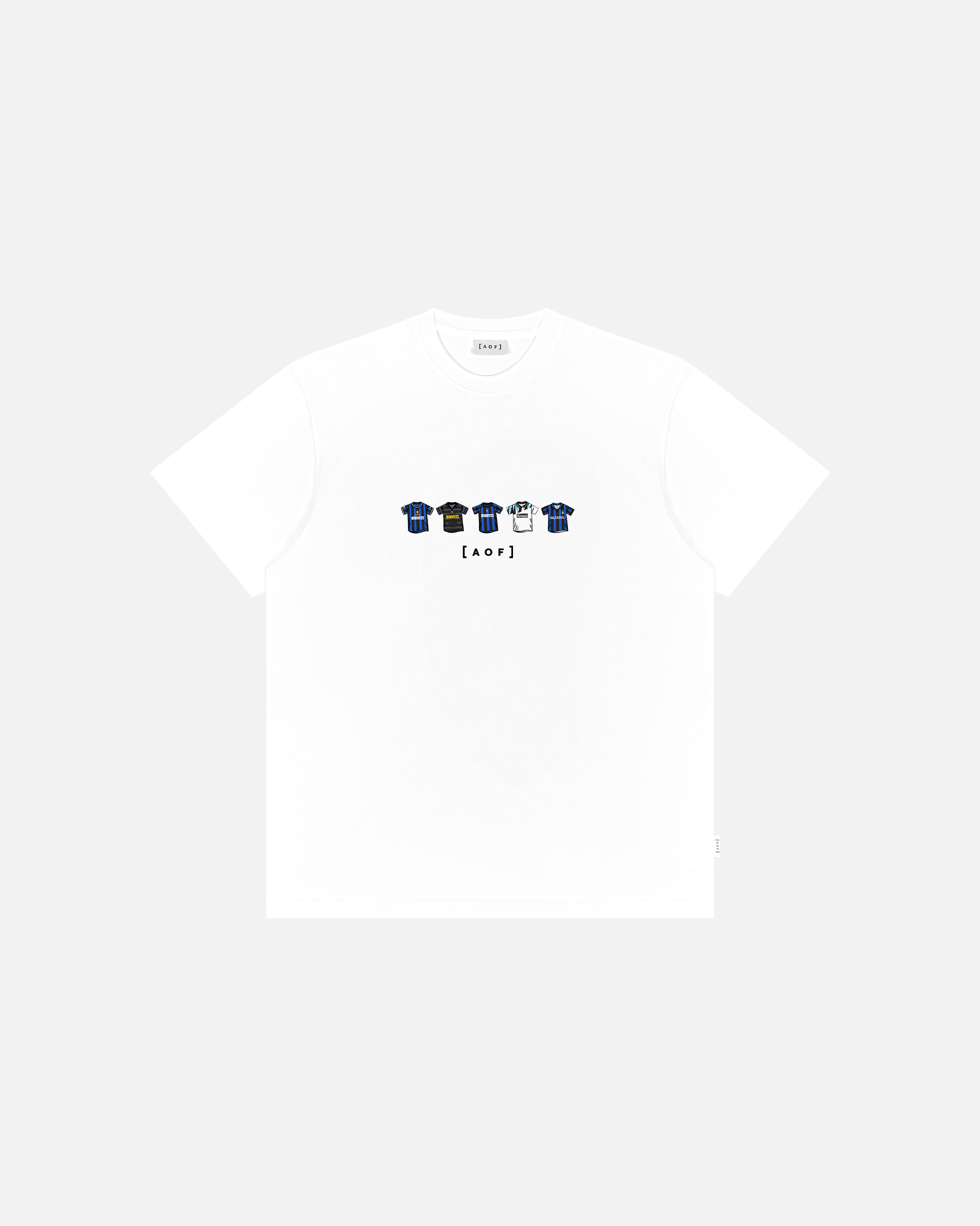AOF Inter Milan Printed Classics Tee | Black & White Graphic T-shirt