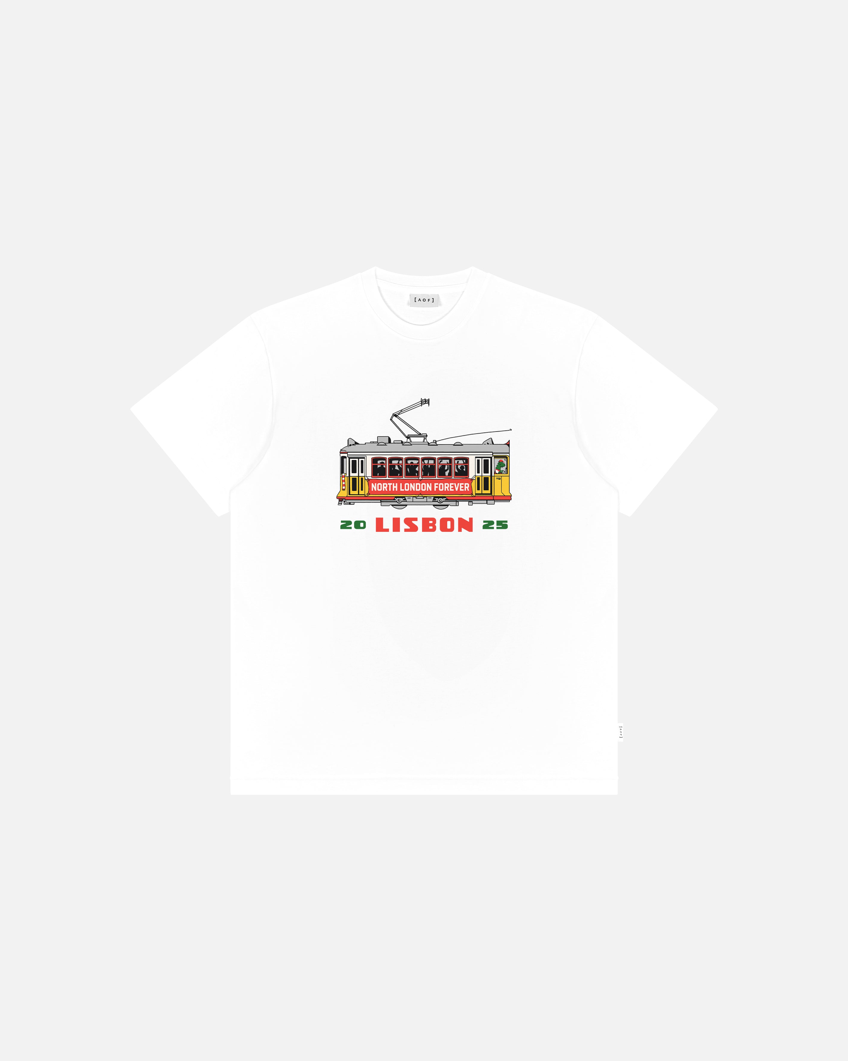 AOF AFC Women's Road To Lisbon Tee | White T-shirt | Art of Football