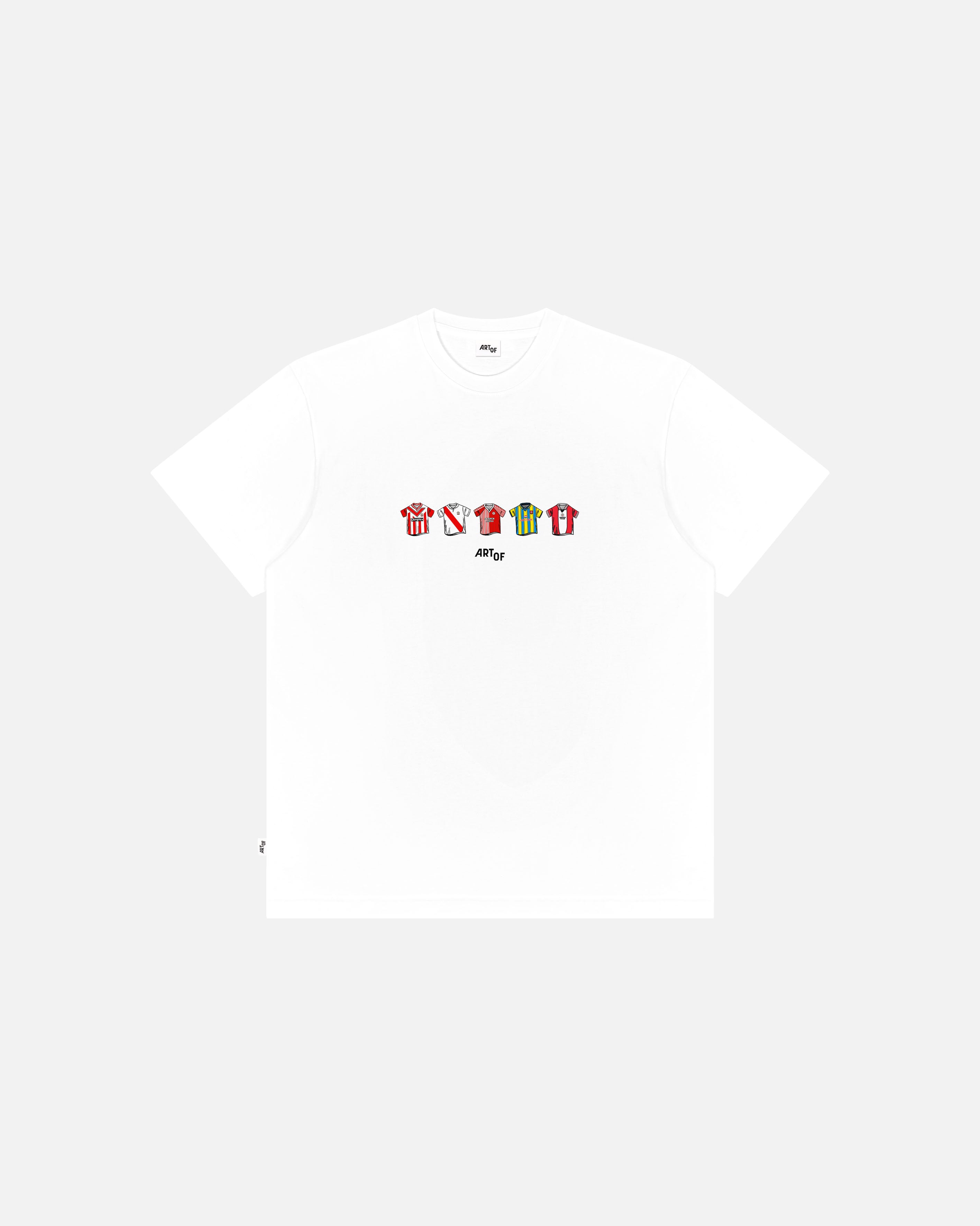 ART OF x Southampton Printed Classics Tee | White Football T-shirt