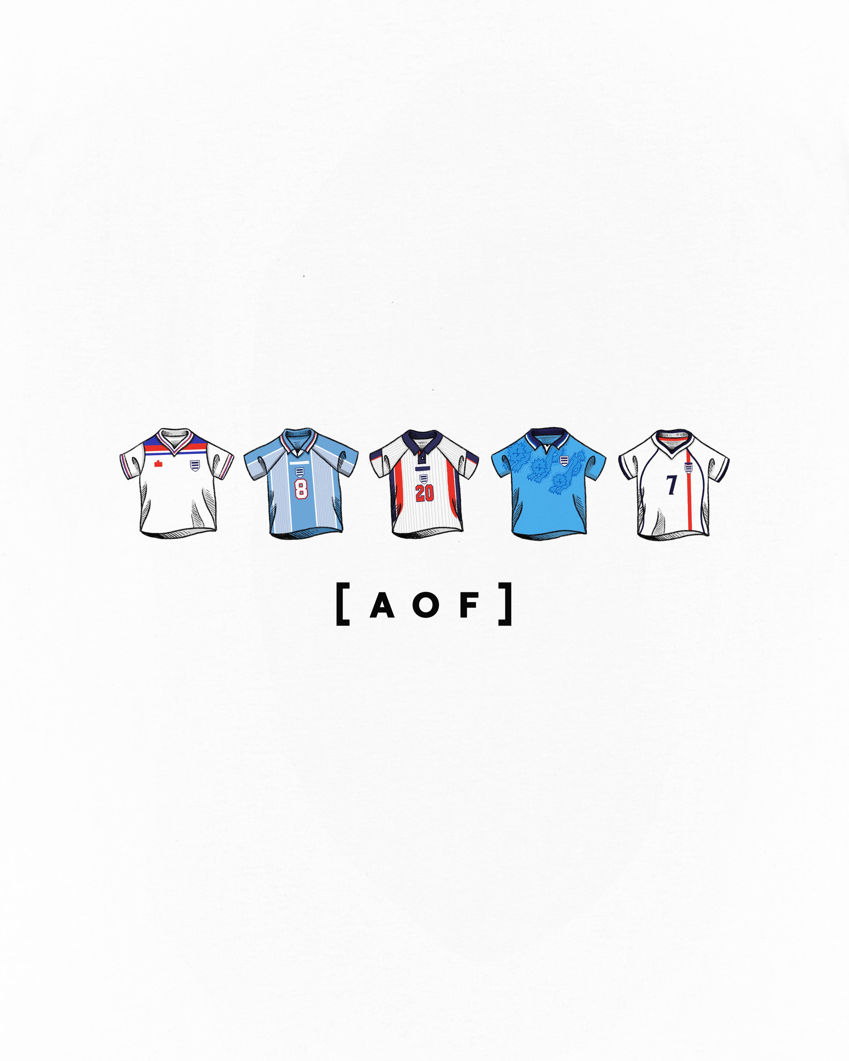 AOF God Save The Classics Printed Tee | Black & White Graphic T-shirt