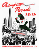 ART OF AFC Champions Parade Tee | White Graphic Football T-shirt
