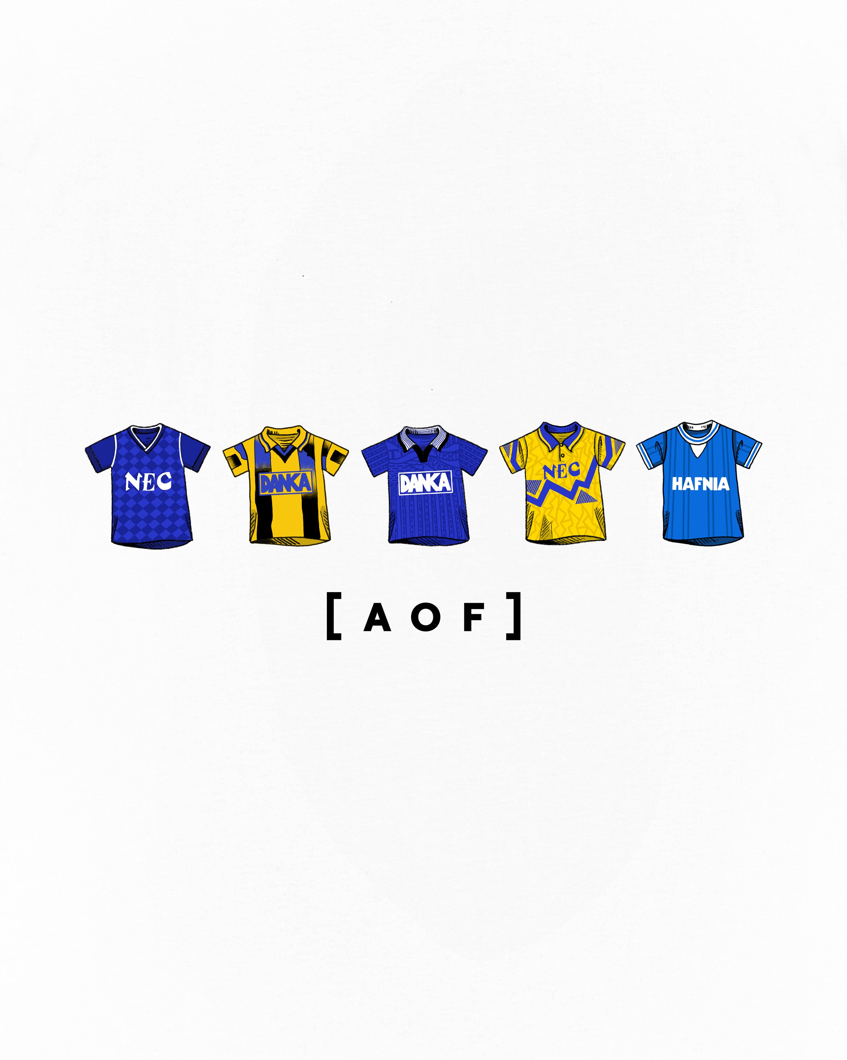 AOF Everton Printed Classics Tee | Black & White Graphic T-shirt