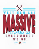 AOF West Ham are Massive Tee | White Graphic T-shirt | Art of Football